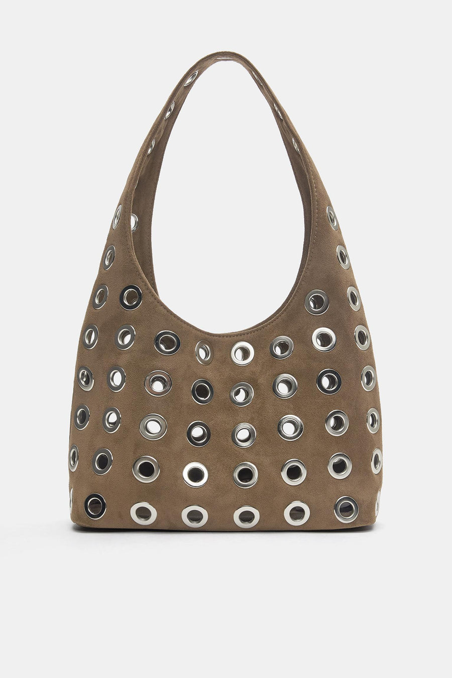Studded shoulder bag